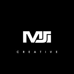 MJI Letter Initial Logo Design Template Vector Illustration