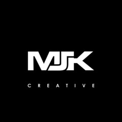 MJK Letter Initial Logo Design Template Vector Illustration