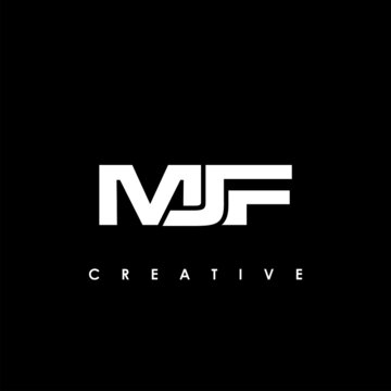 MJF Letter Initial Logo Design Template Vector Illustration