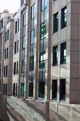 view of London city, monuments, parks and buildings