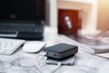 Charging the smartphone