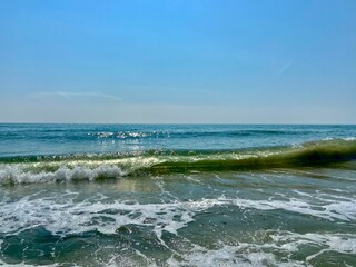 waves on the beach