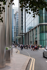 Obraz premium view of London city, monuments, parks and buildings