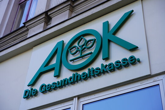 Die AOK in Berlin am 28.10.2021