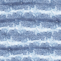 Watercolor seamless pattern blue abstract background. Underwater world hand drawing print. Summer wallpaper, postcards, packaging, fabric, design, textile, wrapping paper.