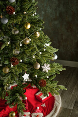 decorated christmas tree