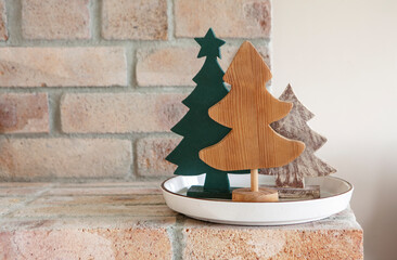 Christmas modern minimalist organic modern home decor.