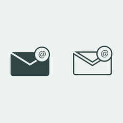 Mail vector icon 