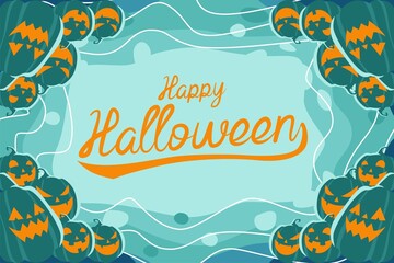 Fototapeta na wymiar illustration vector graphic of halloween. Perfect for template background, banner, promotion sale.