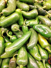 Chile verde mexicano picoso