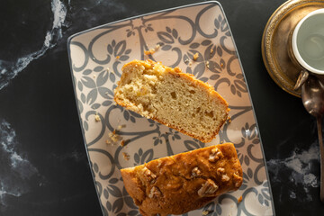 Delicious and sweet cake for breakfast or snack