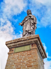 statue of Christ the Redeemer of Mount Saccarello