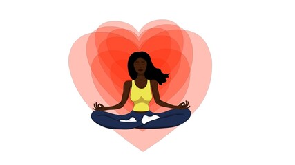 girl in yoga pose