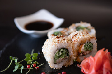 Sushi is a popular food in Europe and the USA