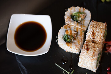Sushi is a popular food in Europe and the USA