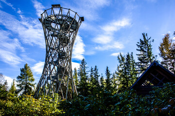 Borowa tower in the Walbrzyskie Mountains