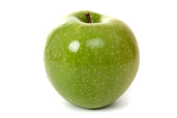 apple fruit on white background, close-up