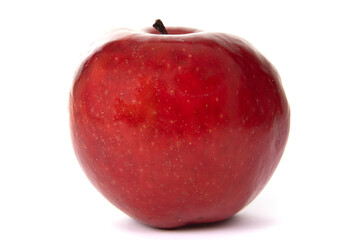fruit apple red on isolated background