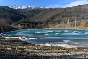 lake in the mountains