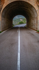 Fototapeta na wymiar tunnel in the city in Spain