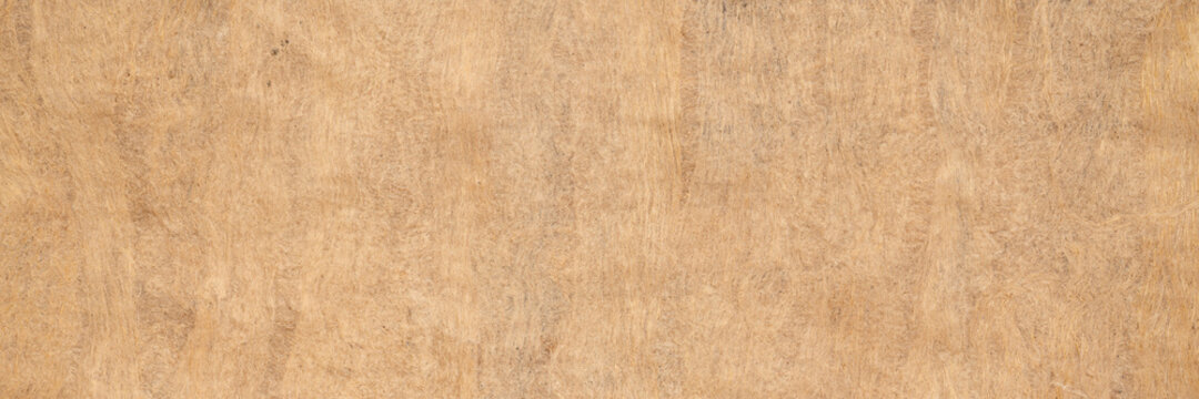 background of buckskin amate bark paper handmade created in Mexico, panorama format