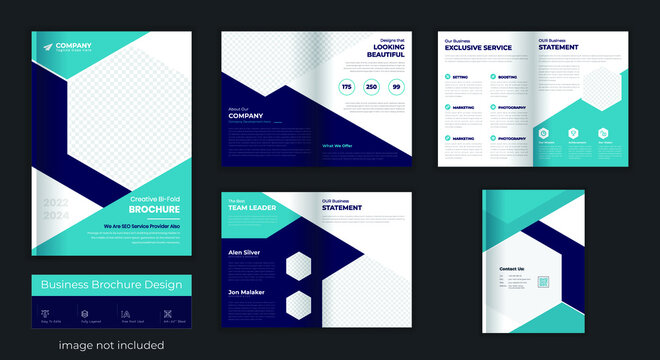 Corporate Business Brochure Design Template, 8 Page brochure, company profile