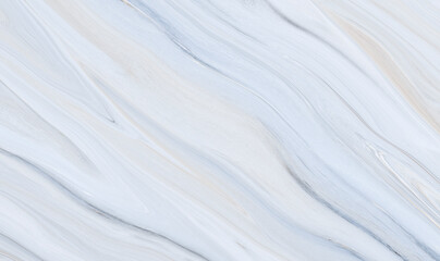 Obraz premium Marble rock texture blue ink pattern liquid swirl paint white dark that is Illustration background for do ceramic counter tile silver gray that is abstract waves skin wall luxurious art ideas concept.