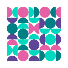 Colofrul cover or card design. Geometric vector illustration.
