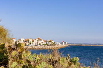 Fototapeta na wymiar Puerto Sherry, ubicado en Puerto de Santa María, en la Bahía de Cádiz, España
