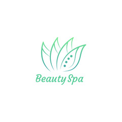 Beauty spa icon logo vector design