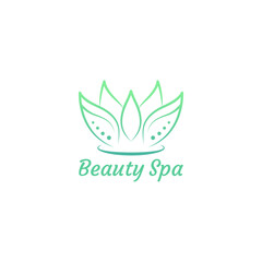 Beauty spa icon logo vector design