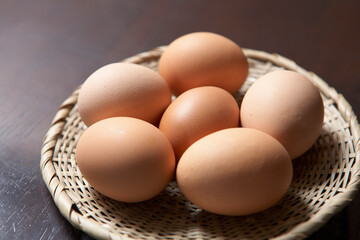 eggs in a basket