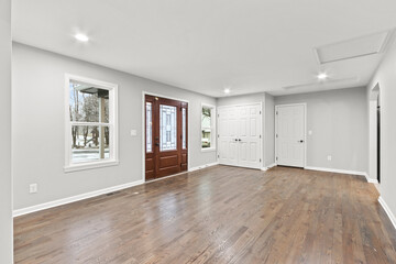 Luxury mansion front door