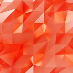 Plakat Orange polygon background 3d rendering, 3d illustration. Abstract triangle background. Orange background. Abstract orange polygon wallpaper. 