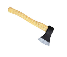Axe with wooden handl