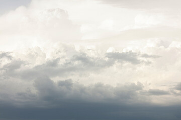 Fototapeta premium Dark clouds in a clear sky