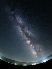 立ち昇る天の川