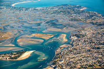 la turballe et le croisic dans la baie de la baule