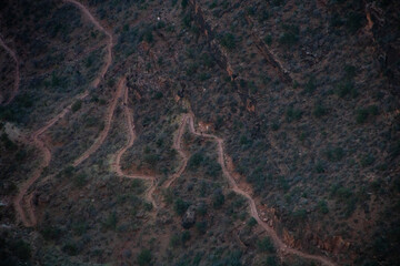 Trails of Grand Canyon national park
