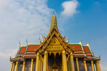 Naklejka premium BANGKOK, THAILAND, 15 JANUARY 2020: Grand Palace of Bangkok