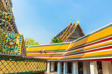 The Wat Pho Temple of Bangkok, Thailand