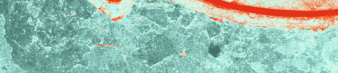 abstract red, orange, celadon and aquamarine colors background for design