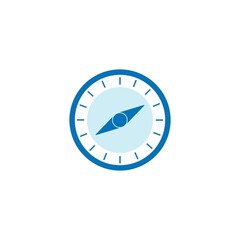 Compass icon logo vector