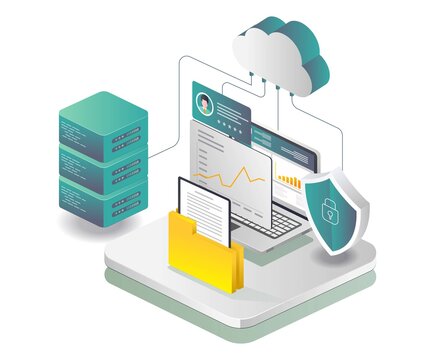 Security cloud server data analysis