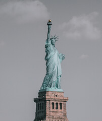 Fototapeta na wymiar statue of liberty usa island New York monument freedom America 