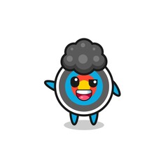 target archery character as the afro boy