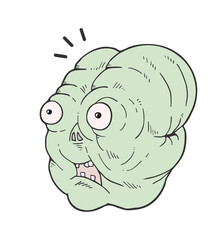Creepy creature illustration
