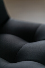Close up view of a bar chair