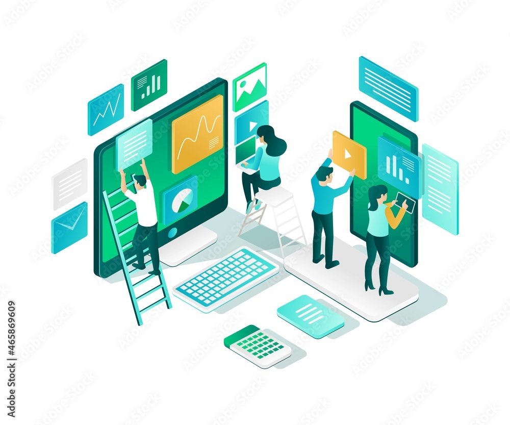 Poster Creative web developer and seo optimization
