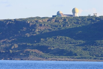 radar installation on the southern peninsula. Kenting. Taiwan